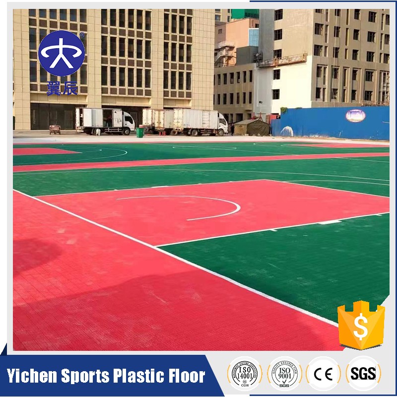 河北籃球場懸浮拼裝地板